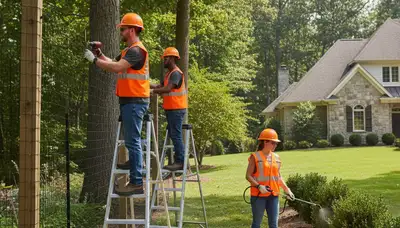 Deer deterrent service protecting trees and gardens in New Port Richey, FL