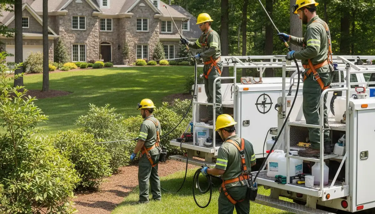 Deer deterrent service protecting trees and gardens in New Port Richey, FL