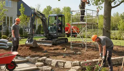 New Port Richey, FL tree service crew providing landscaping and storm-ready yard care