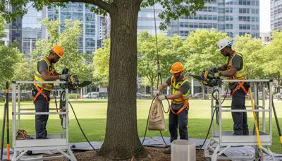 Arbor Tree Care protecting tree roots in New Port Richey, FL with professional root care service