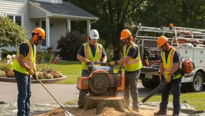 Stump removal service in New Port Richey, FL for safe yard cleanup and tree care