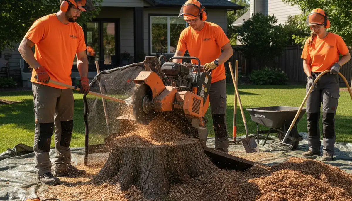 Stump removal service in New Port Richey, FL for safe yard cleanup and tree care