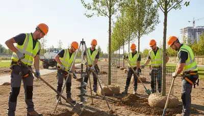 Tree planting service in New Port Richey, FL for healthy growth and proper species placement