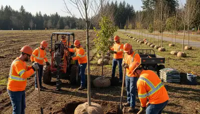 Tree planting service in New Port Richey, FL by local arborist care team