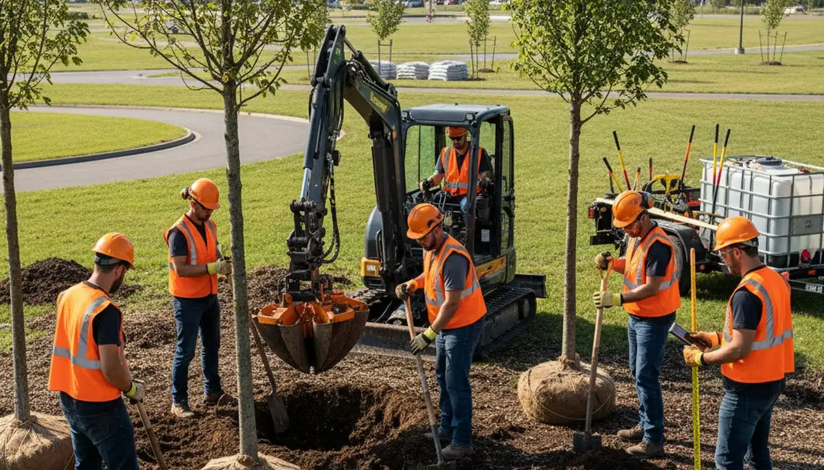 Tree planting service in New Port Richey, FL for healthy, professional tree installation