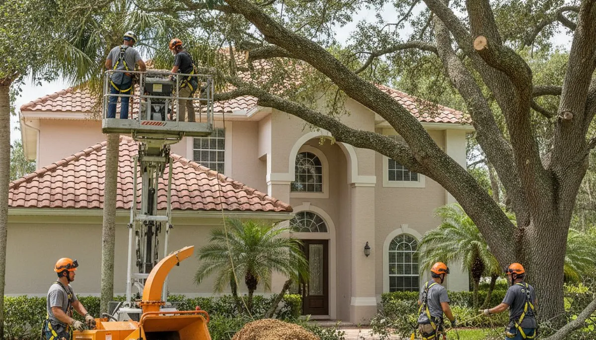 Tree service crew serving New Port Richey, FL with professional tree care and removal services